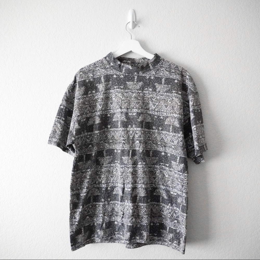 Rusty Vintage RARE NWT Surf Tee Gray Size L 90’s